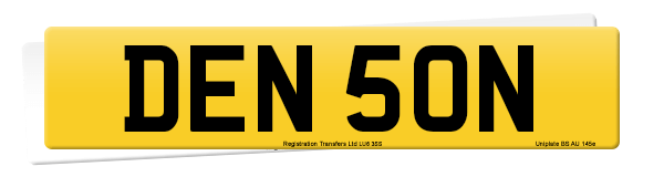 Registration number DEN 50N